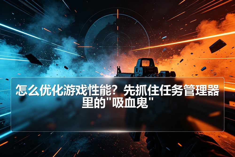 怎么优化游戏性能？先抓住任务管理器里的"吸血鬼"