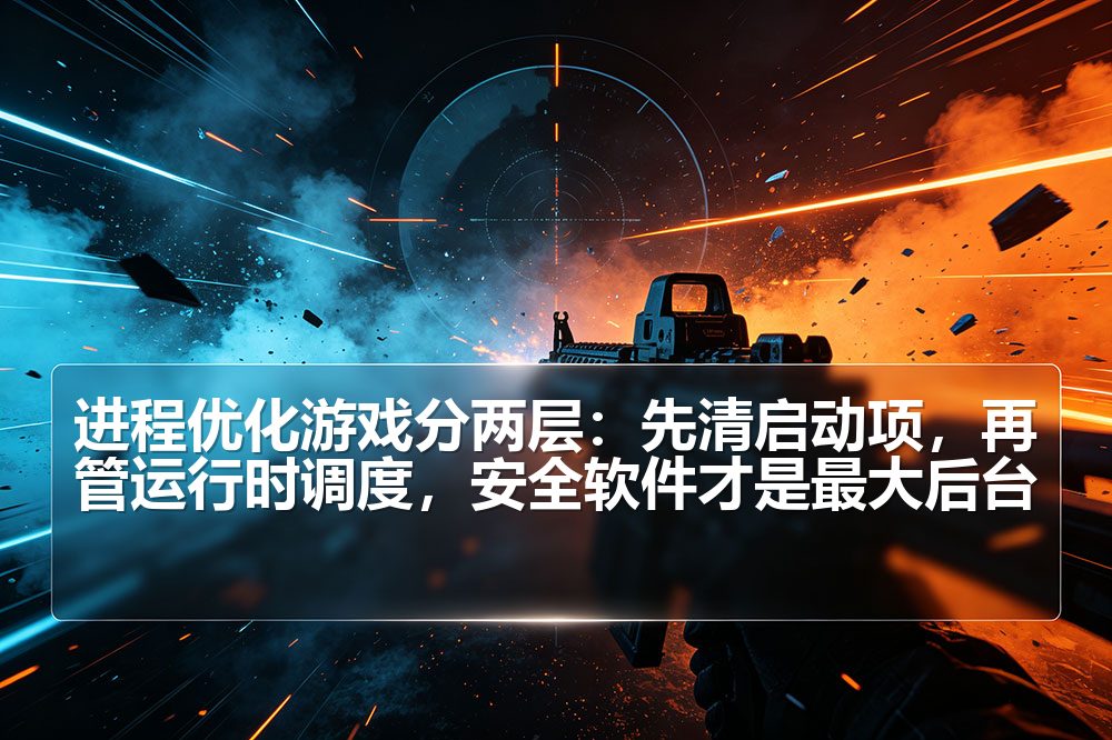 进程优化游戏分两层：先清启动项，再管运行时调度，安全软件才是最大后台