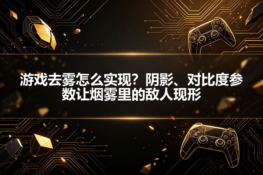 游戏去雾怎么实现？阴影、对比度参数让烟雾里的敌人现形