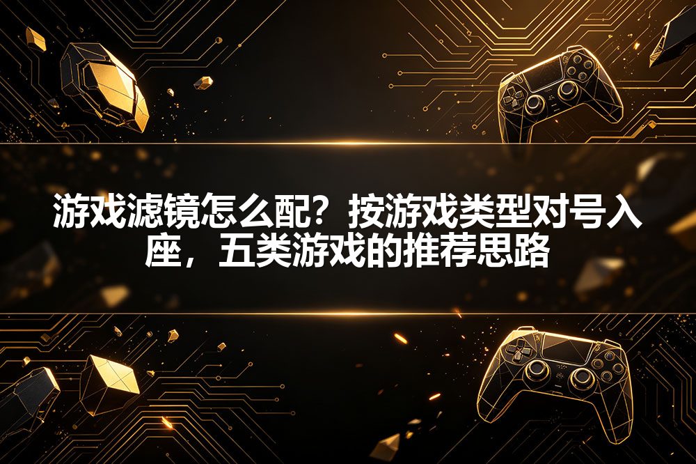 游戏滤镜怎么配？按游戏类型对号入座，五类游戏的推荐思路