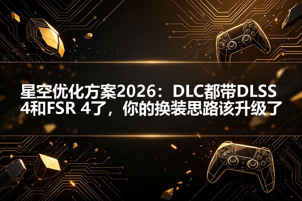 星空优化方案2026：DLC都带DLSS 4和FSR 4了，你的换装思路该升级了