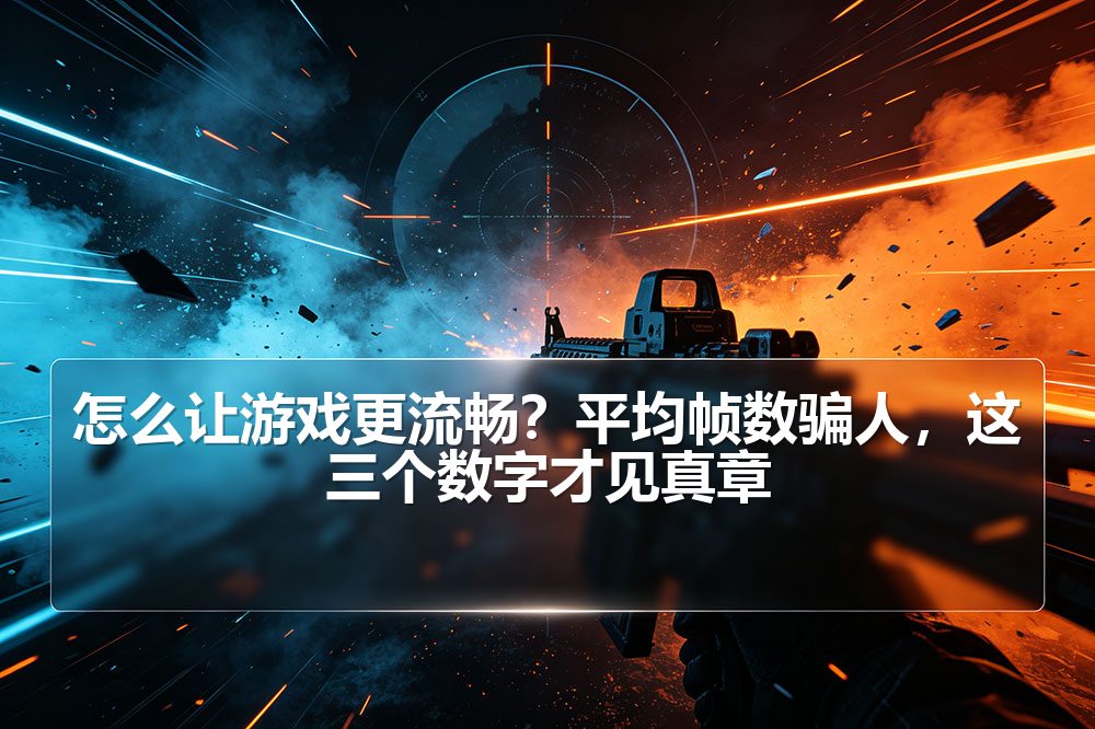 怎么让游戏更流畅？平均帧数骗人，这三个数字才见真章