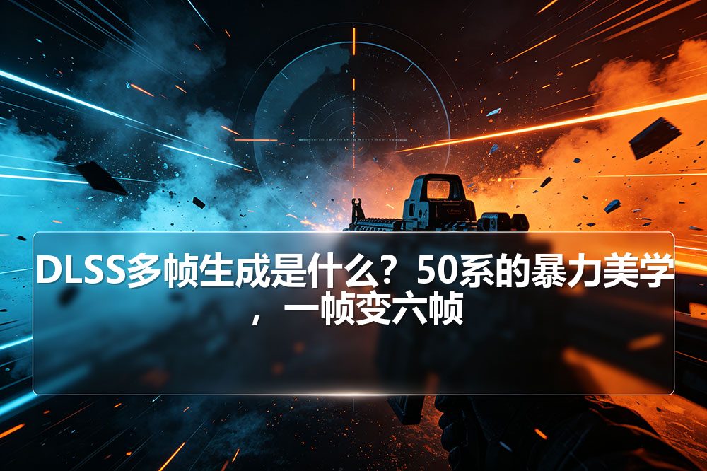 DLSS多帧生成是什么？50系的暴力美学，一帧变六帧