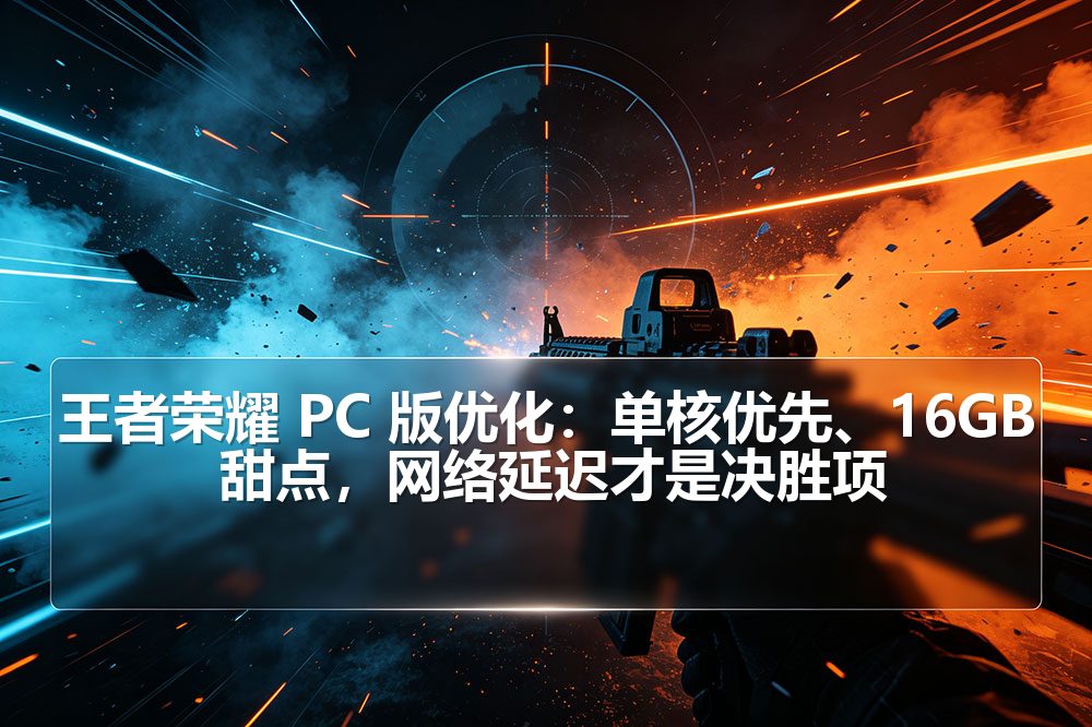 王者荣耀 PC 版优化：单核优先、16GB 甜点，网络延迟才是决胜项
