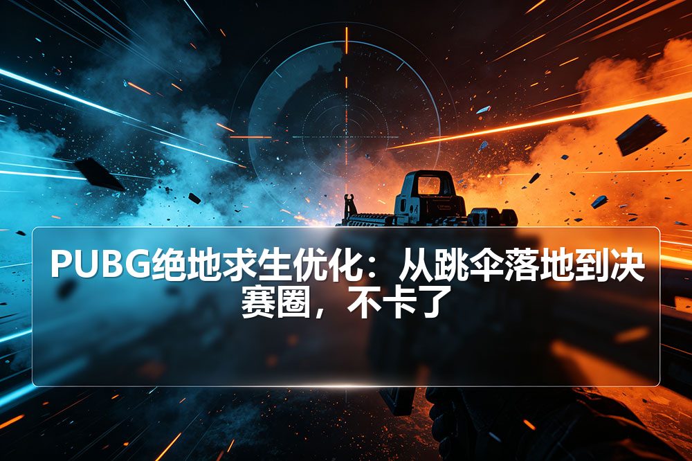 PUBG绝地求生优化：从跳伞落地到决赛圈，不卡了