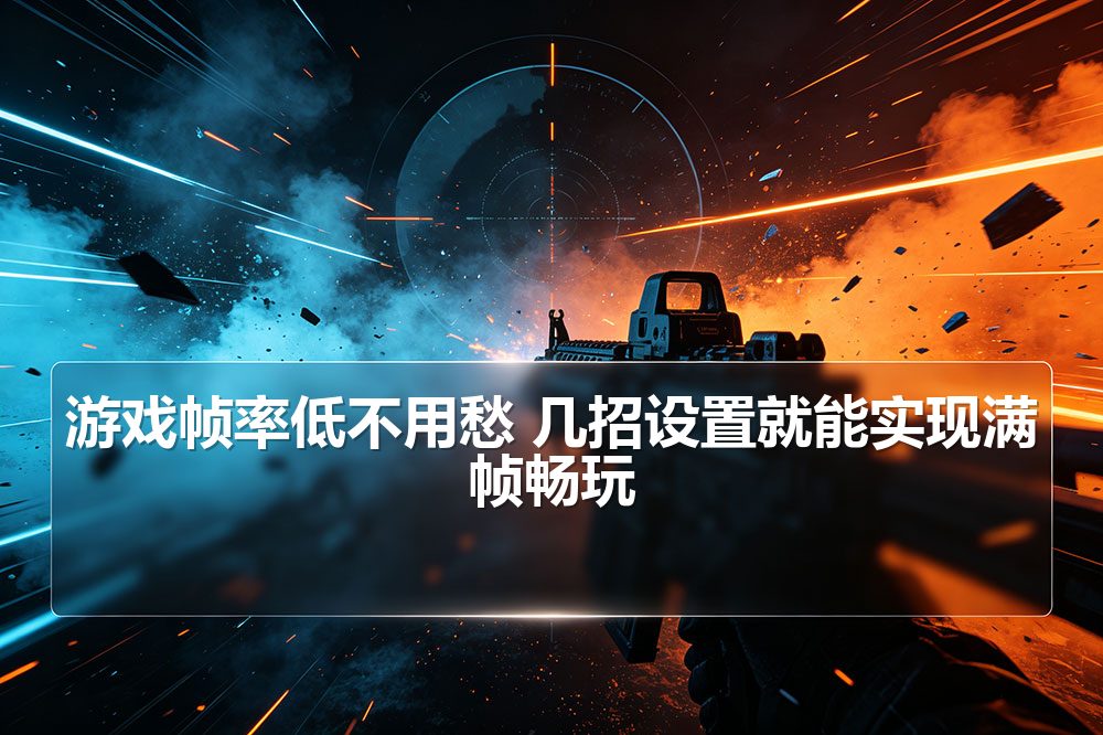 游戏帧率低不用愁 几招设置就能实现满帧畅玩配图