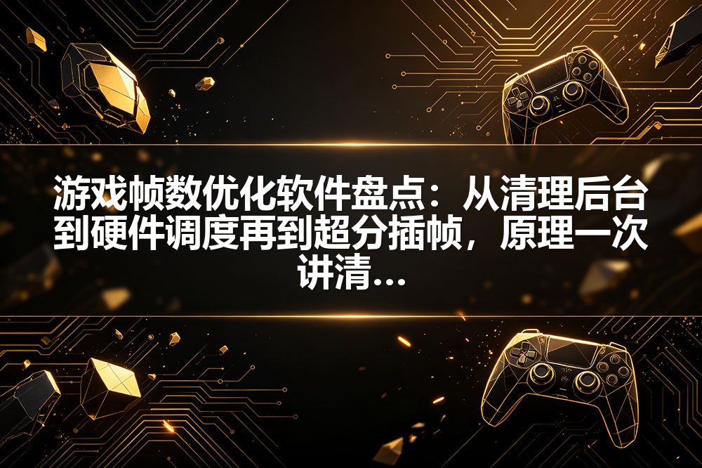 游戏帧数优化软件盘点：从清理后台到硬件调度再到超分插帧，原理一次讲清