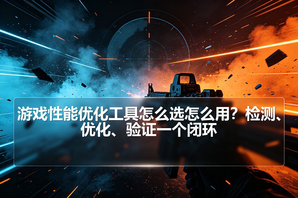 游戏性能优化工具怎么选怎么用？检测、优化、验证一个闭环