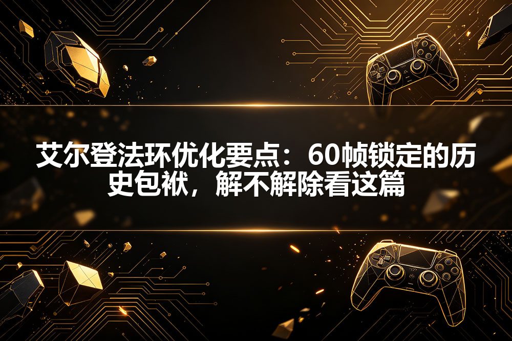艾尔登法环优化要点：60帧锁定的历史包袱，解不解除看这篇