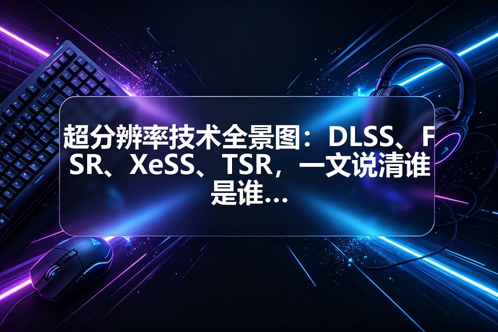 超分辨率技术全景图：DLSS、FSR、XeSS、TSR，一文说清谁是谁