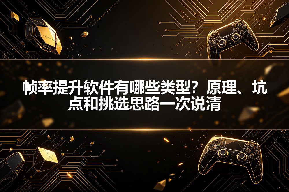 帧率提升软件有哪些类型？原理、坑点和挑选思路一次说清配图