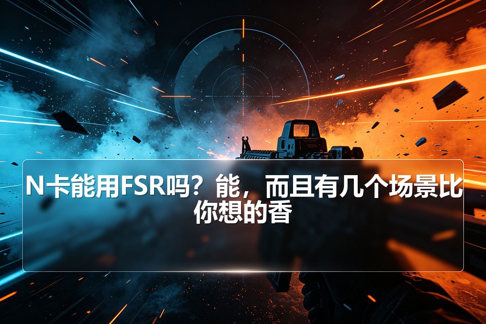 N卡能用FSR吗？能，而且有几个场景比你想的香