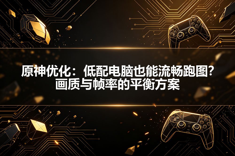 原神优化：低配电脑也能流畅跑图？画质与帧率的平衡方案