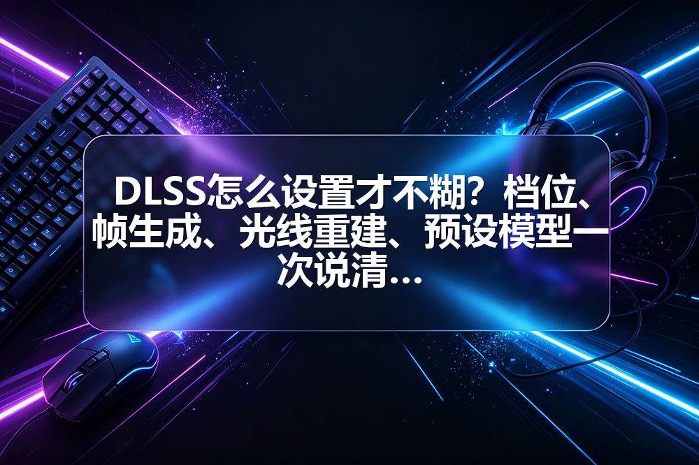 DLSS怎么设置才不糊？档位、帧生成、光线重建、预设模型一次说清