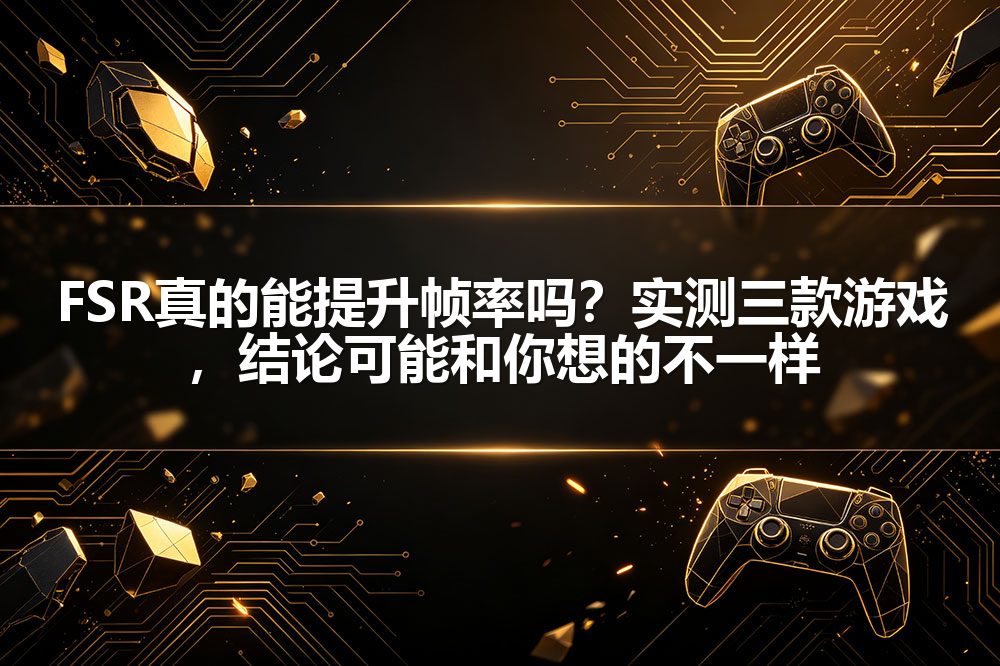 FSR真的能提升帧率吗？实测三款游戏，结论可能和你想的不一样