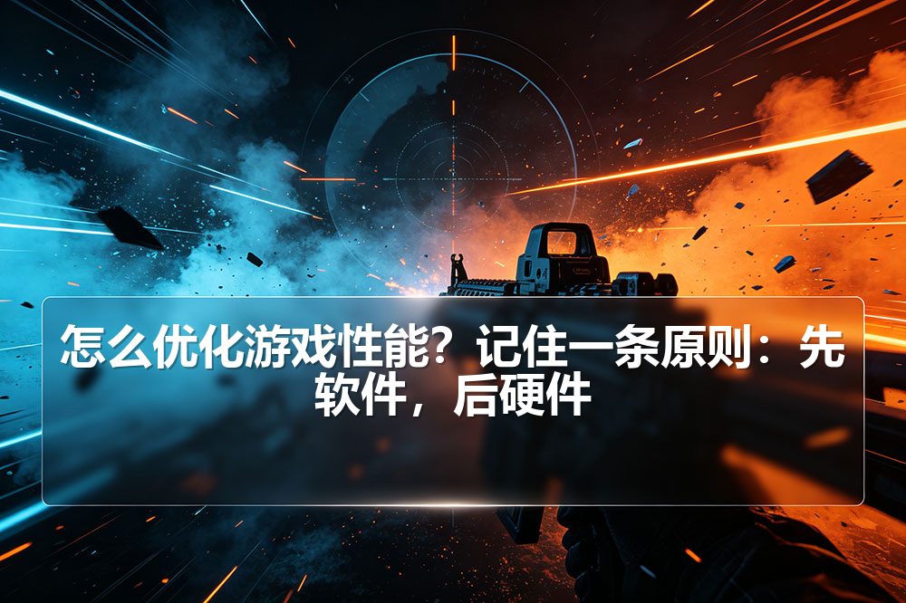怎么优化游戏性能？记住一条原则：先软件，后硬件